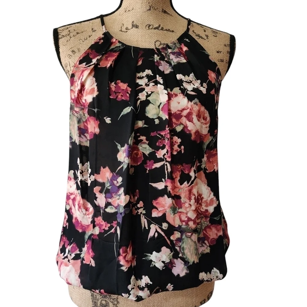Joie 100% Silk Floral Halter Top - Medium - Picture 2 of 8